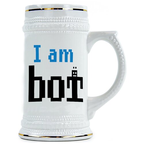 фото Пивная кружка i am bot drabs