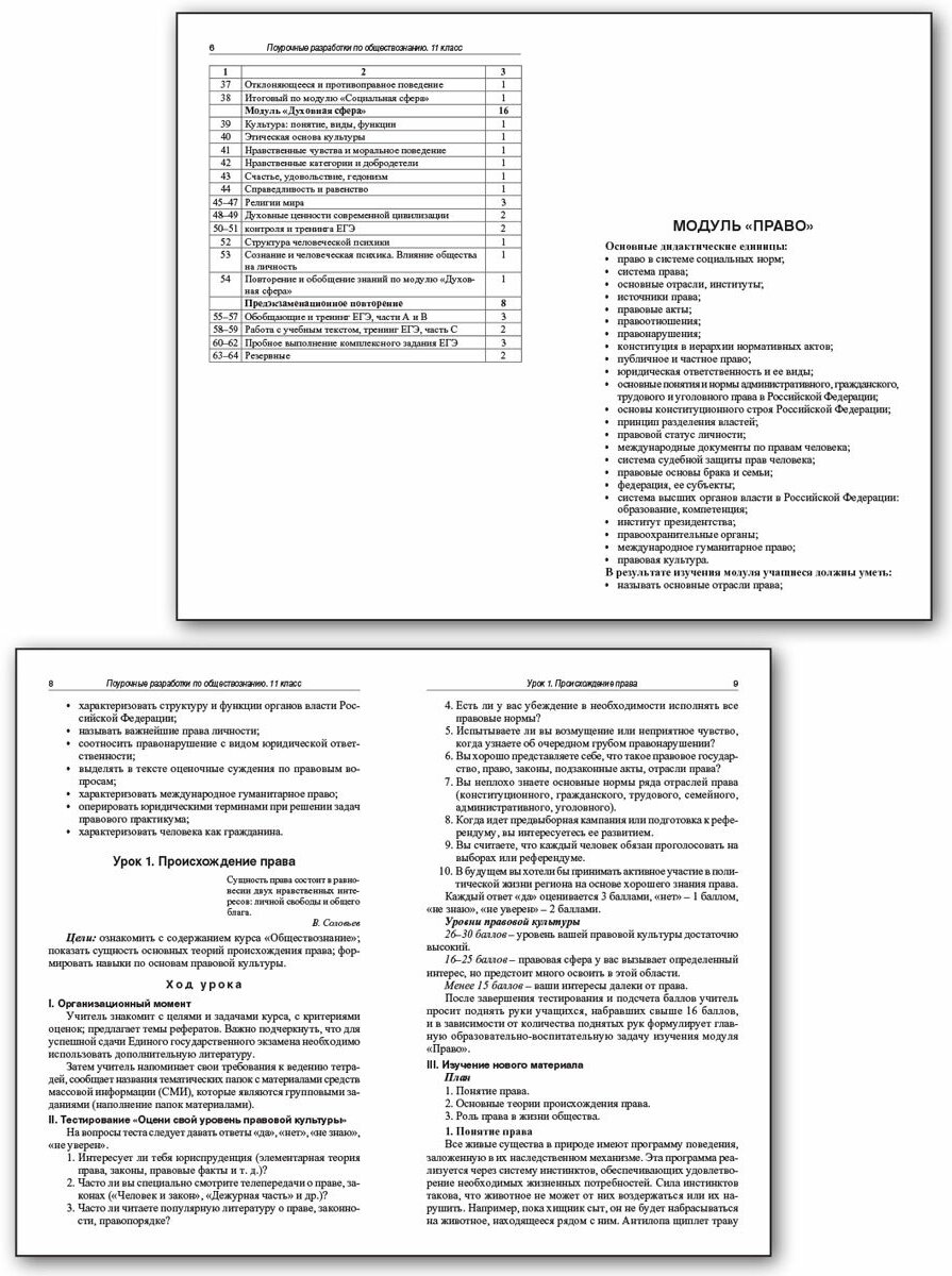 Обществознание. 11 класс. Поурочные разработки. Базовый уровень - фото №4