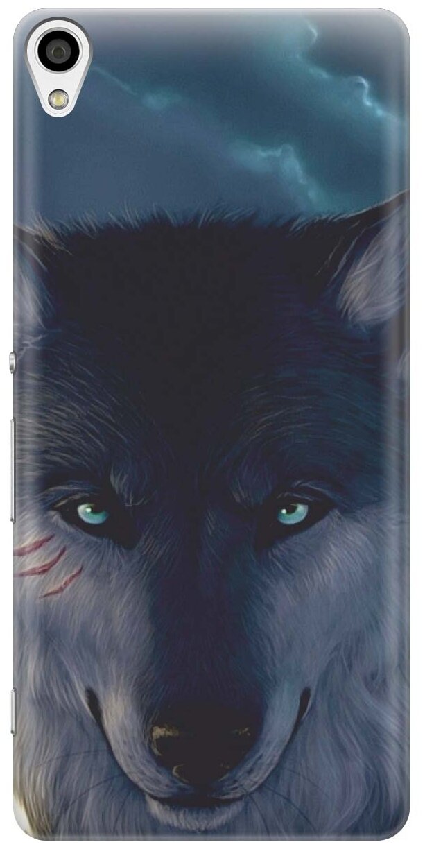 RE: PA Накладка Transparent для Sony Xperia XA с принтом "Взгляд волка"