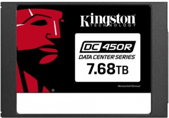 SSD диск Kingston 2.5" Enterprise DC500R 7.68 Тб SATA III NAND 3D TLC SEDC500R/7680G