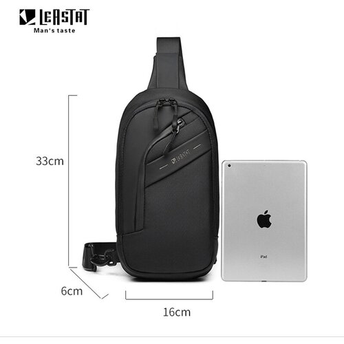 Сумка кросс-боди Wherever, фактура зернистая, черный