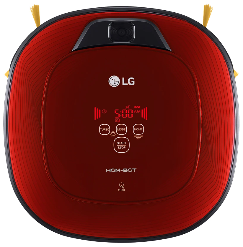 Робот-пылесос LG VR6270LVM, красный/черный