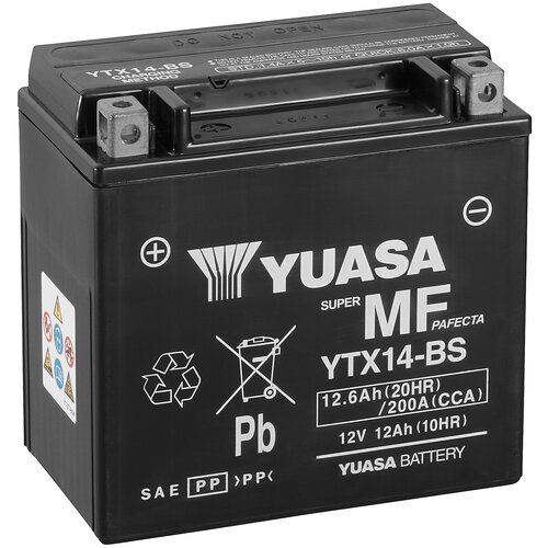 Мото аккумулятор YUASA YTX14-BS