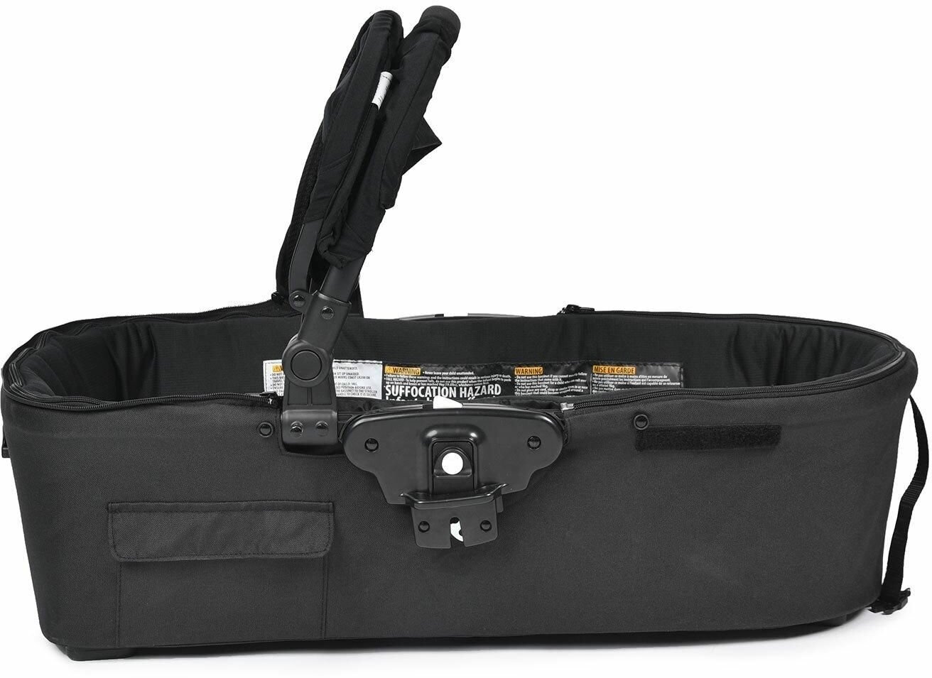 Люлька Larktale Coast Carry cot Folding -Black- w/ Adaptors - фото №8