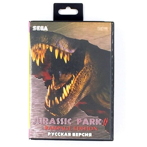 Картридж Игра Sega Jurassic Park 2 Rampage Edition