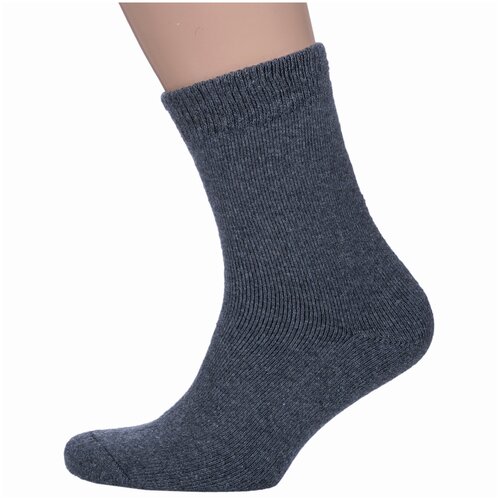 фото Мужские носки hobby line, 1 пара, размер 39-44, серый