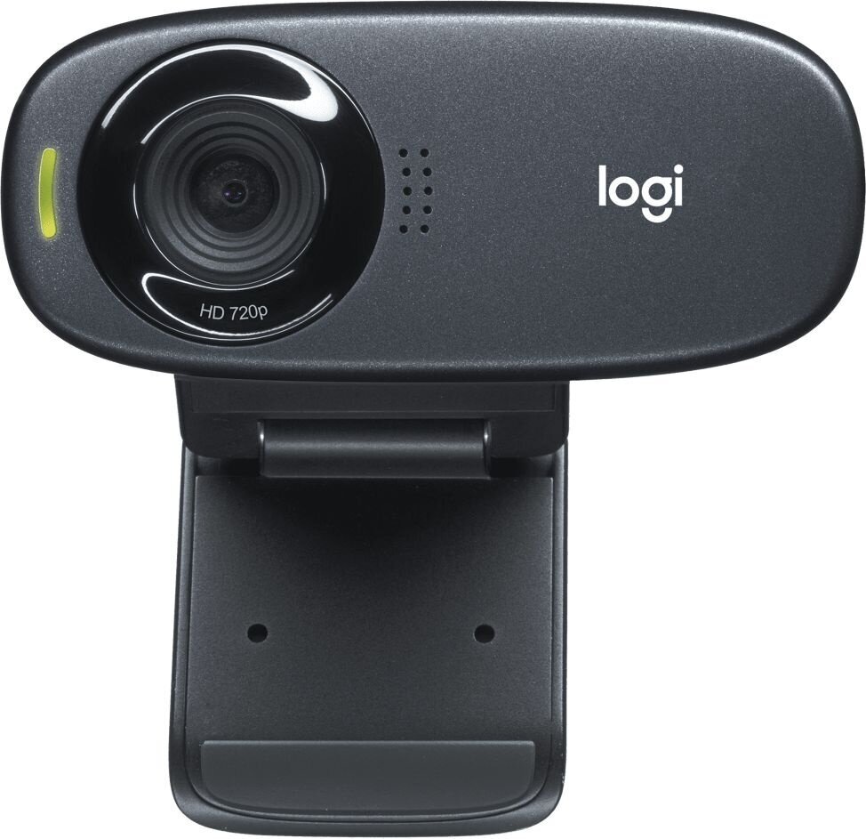 Камера Web Logitech HD Webcam веб камера для учебы для студентов черный 12Mpix (1280x720) USB20 с микрофоном