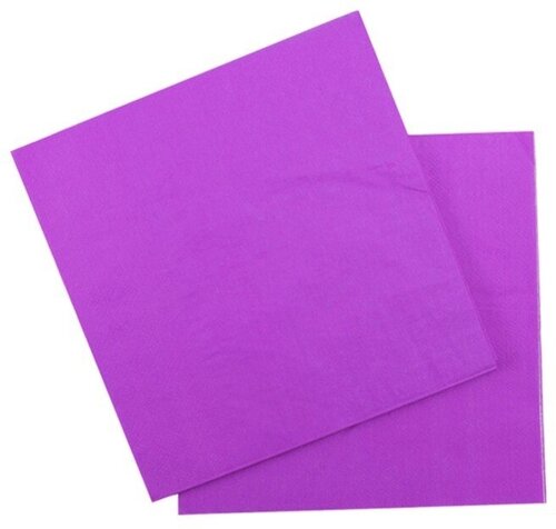 Салфетки бумажные МФ Поиск Purple, 33х33 см, 12 шт (6056513)
