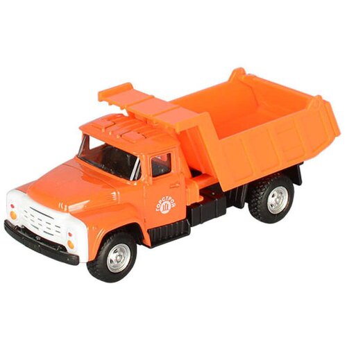 Грузовик Play Smart ЗИЛ Горстрой (6517B) 1:52, 15 см, оранжевый грузовик play smart 6515 1 54 15 см оранжевый белый