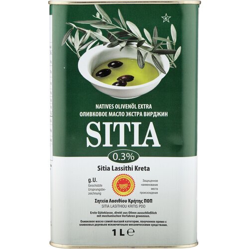 Масло оливковое Extra Virgin 0,3% SITIA P.D.O. 1л