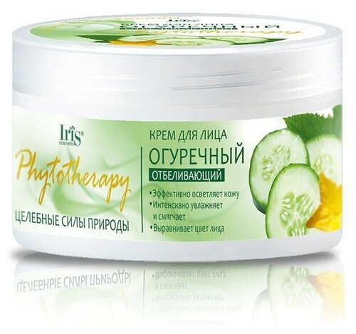 IRIS cosmetic Phytotherapy крем для лица Огуречный, 180 мл