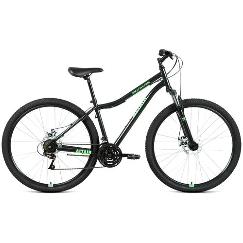 фото Велосипед forward altair mtb ht 29 2.0 17 disc 2021 черный/ярко-зеленый rbkt1mn9q002