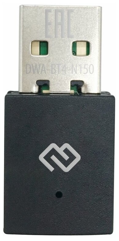 Wi-Fi + Bluetooth адаптер Digma DWA-BT4-N150 USB 2.0