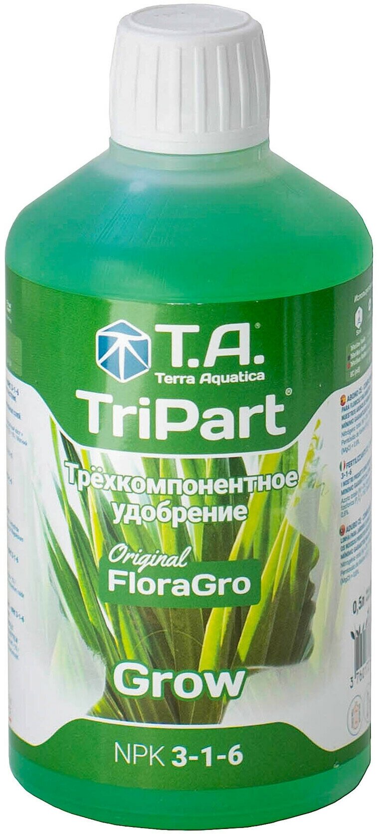 Комплект минеральных удобрений TriPart Terra Aquatica 0,5 л 3 штуки - фотография № 6