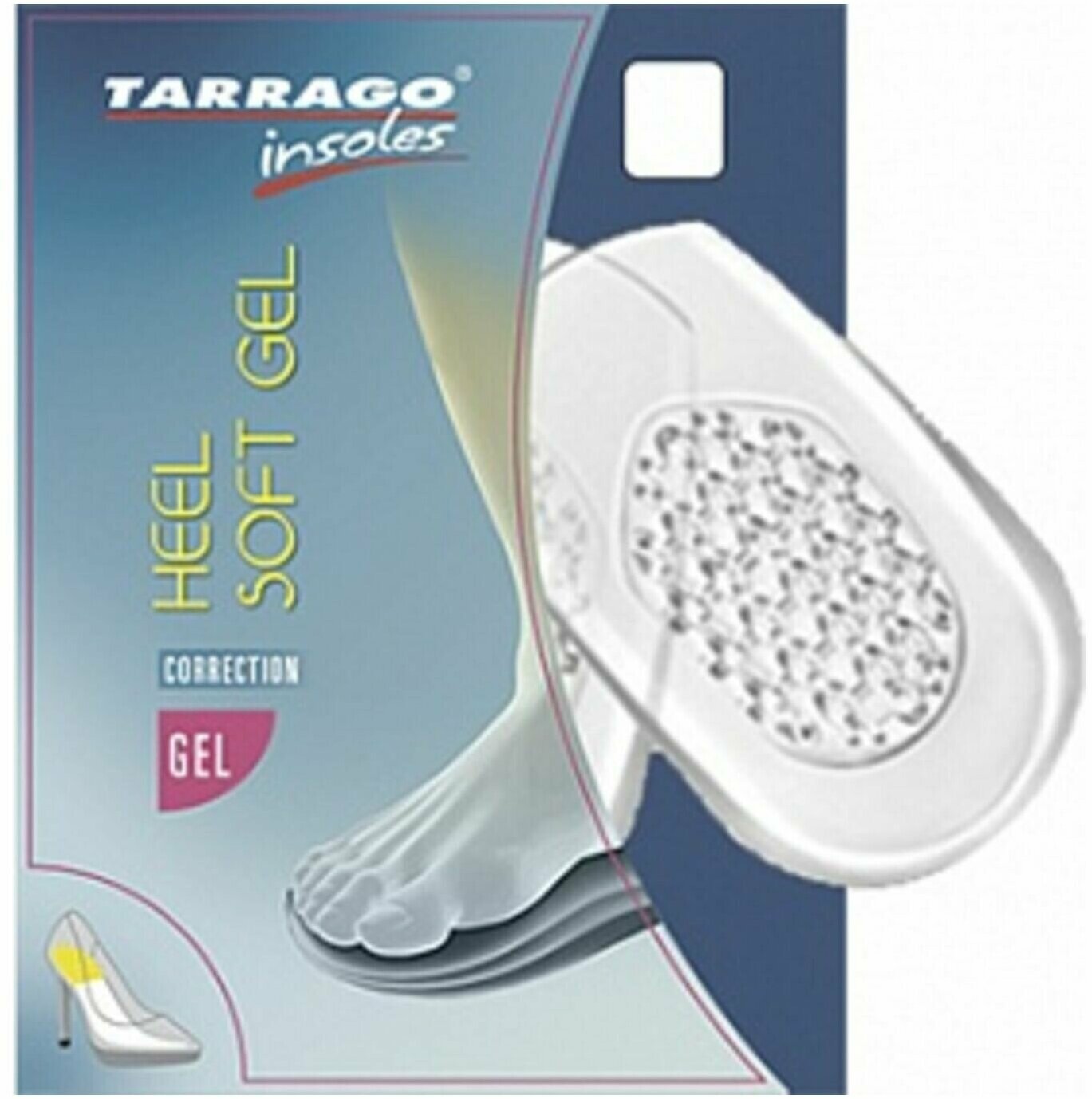 IG1403 Подпяточник гелевый, женский, Tarrago Heel Soft Gel