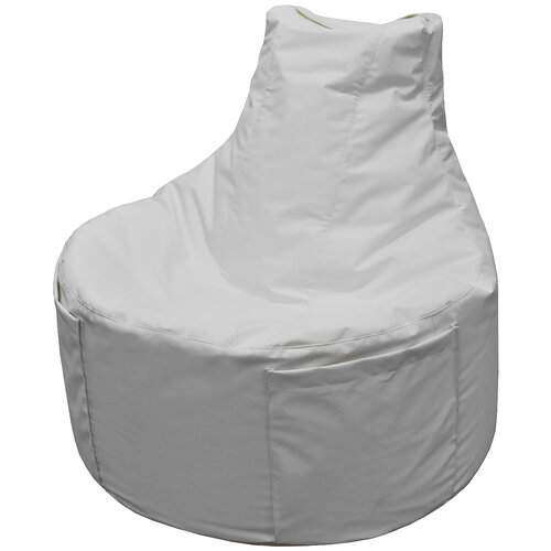 фото Пазитифчик кресло-мешок банан белоснежный искусственная кожа