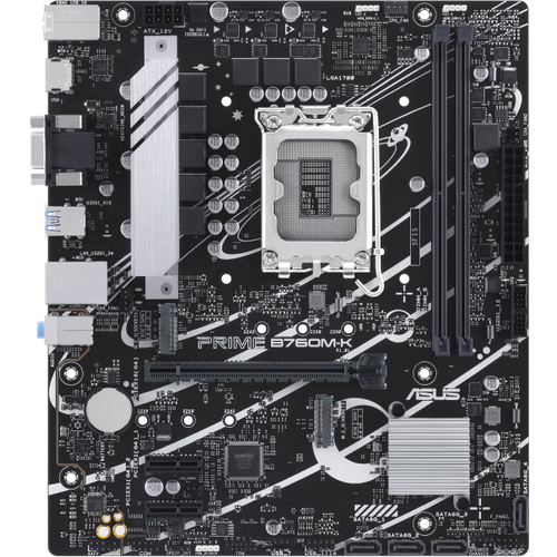 Материнская плата ASUS PRIME B760M-K Retail переходник pci e 16x