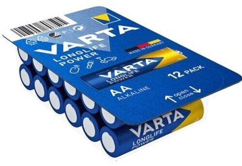 Батарейка AA щелочная Varta LR6-12BOX Longlife Power в боксе 12шт. Big Box