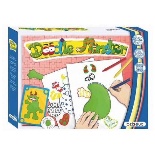 Настольная игра Beleduc Doodle Monster настольная игра beleduc пипс и бетси