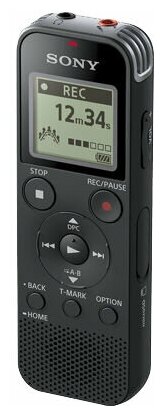 Цифровой диктофон Sony ICD-PX470 4Gb черный - фото №3