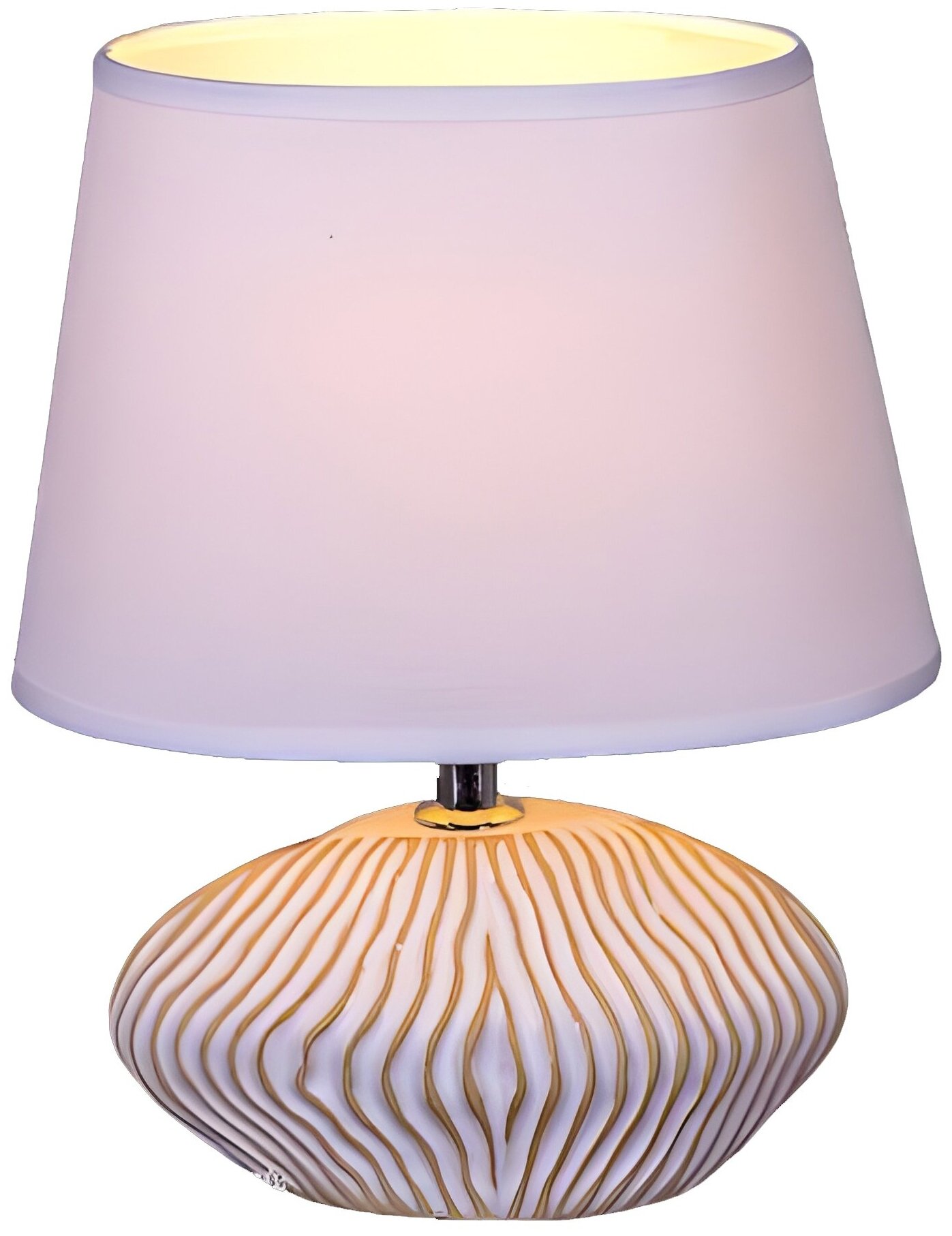 Настольная лампа с абажуром Reluce E14 01882-0.7-01