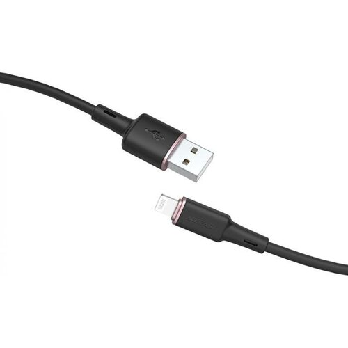 Кабель USB ACEFAST C2-02 для Lightning, 2.4А, длина 1.2м, черный кабель mfi acefast c1 02 usb to lightning cable gray