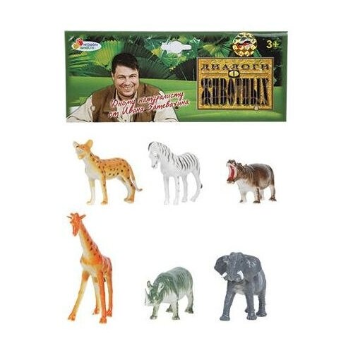 набор из 6 фигурок диких животных играем вместе Набор из 6-ти диких животныхИграем вместе7,5 см 139352