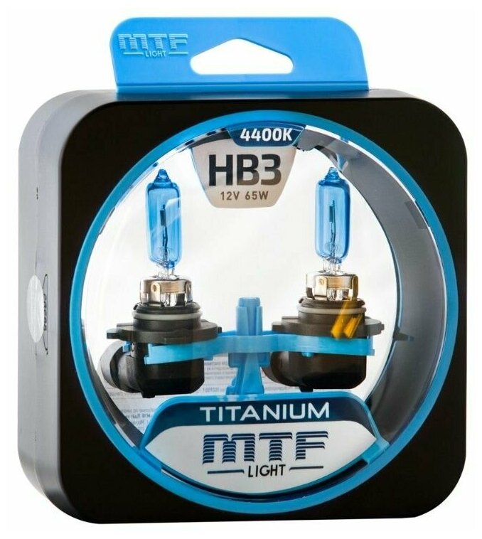 Автолампы HB3(9005) - Галогенные лампы MTF Light серия TITANIUM 4400K