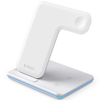 Зарядная станция 3 в 1 Charging Stand Neo: iPhone, Apple Watch, AirPods, 20 Вт, белая