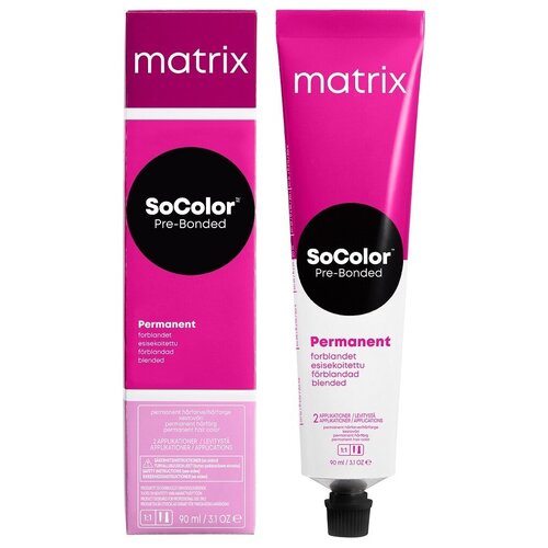 Купить Matrix SoColor перманентная крем-краска для волос Pre-Bonded, 8CC светлый блондин глубокий медный, 90 мл, рыжий/блонд