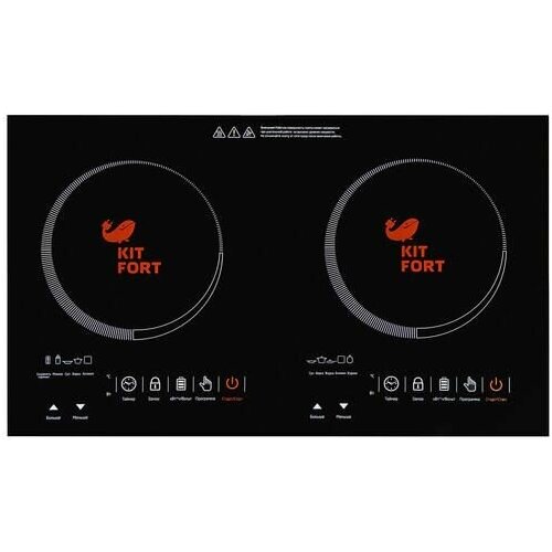 Электрическая плитка KITFORT КТ-105 черный 1348600₽