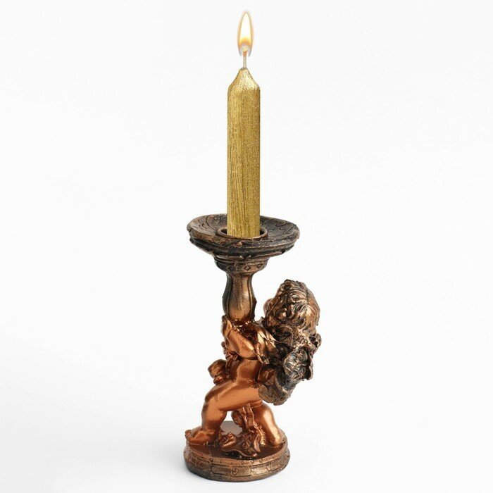 Подсвечник "Ангелочек", на одну свечу 12.5 х 6 см - фотография № 3