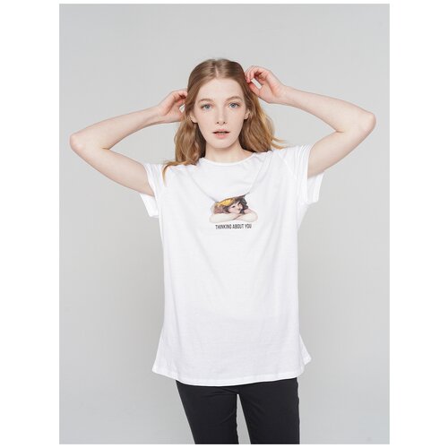 фото Футболка с кор.рукавом твое 69468 размер s, белый, women