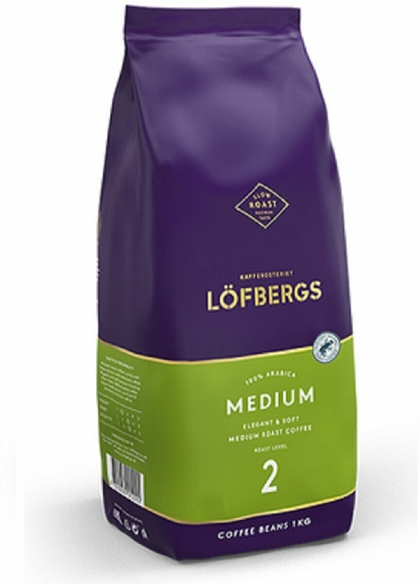 Кофе в зернах Lofbergs Medium Roast 1кг