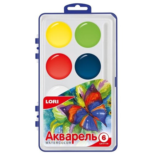 Купить LORI Акварельные краски MAX без кисти (Акв-001), 6 цв., Краски