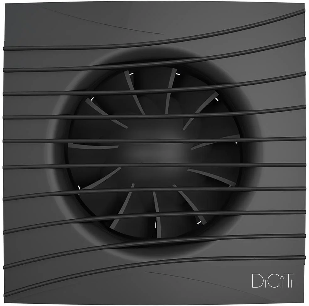 Вентилятор вытяжной DiCiTi Silent 5C, matt black 10 Вт