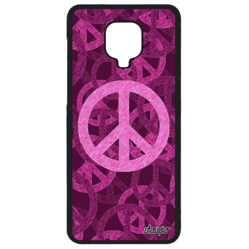 фото Чехол для redmi note 9 pro, "peace and love" рисунок символ utaupia