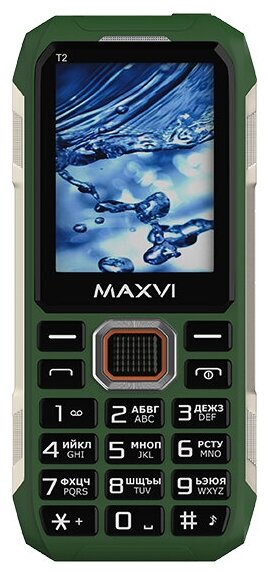 Телефон MAXVI T2, зеленый