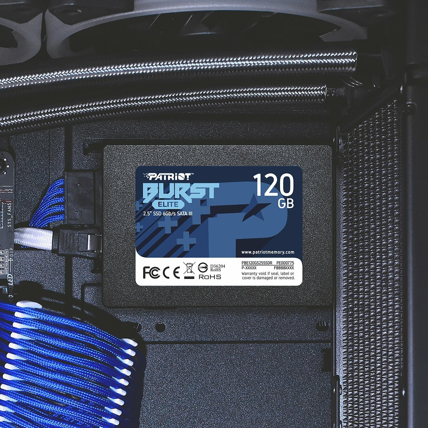 SSD накопитель PATRIOT Burst Elite 120ГБ, 2.5", SATA III - фото №4