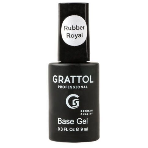 Grattol Базовое покрытие Rubber Base Royal, прозрачный, 9 мл, 40 г