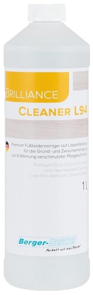 Средство Berger-Seidle L94 Cleaner для удаления пленок от средств по уходу за паркетом 1л