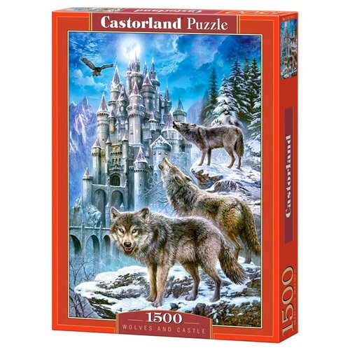 Пазл Castorland Wolves and Castle (C-151141), 1500 дет., разноцветный