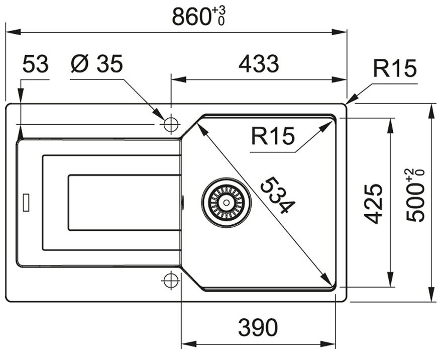 Кухонная мойка Franke UBG 611-86 серый камень - фотография № 4