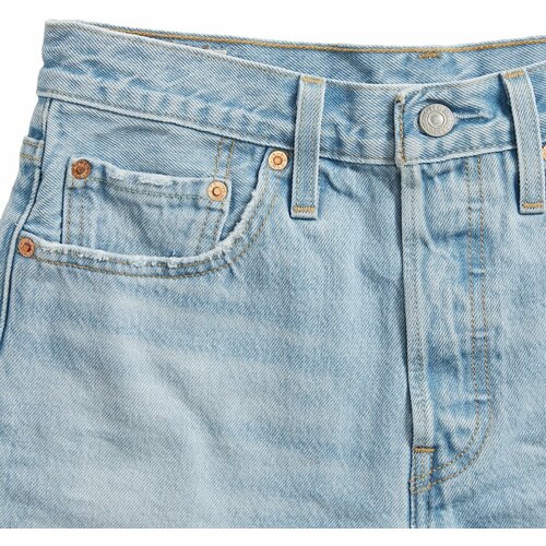 Шорты Levi's 501 ORIGINAL SHORT, размер 25, голубой шорты levi s 501 original short джинсовые завышенная посадка карманы размер 25 голубой