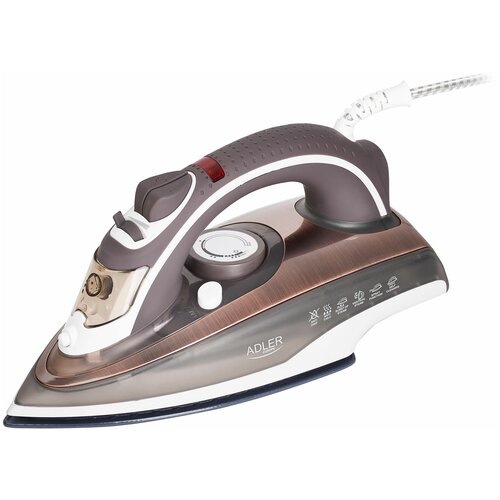 Утюг для глажки одежды с отпаривателемкерамической подошвой Camry AD50303000Втзащита от капельнакиписамоочисткапаровудар 70гмин310млкоричн 399000₽