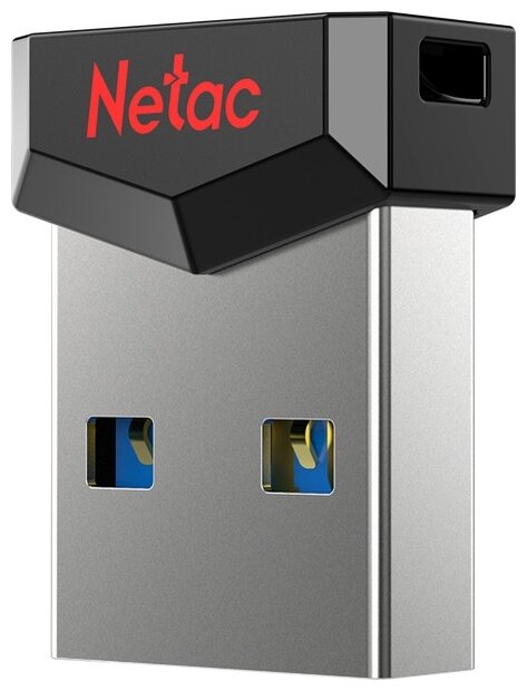 USB флешка NETAC UM81 16Gb black USB 2.0 (NT03UM81N-016G-20BK) - фотография № 1