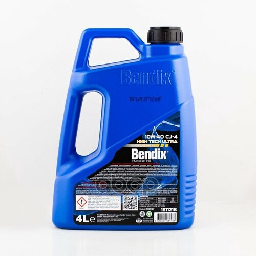 BENDIX Масло Моторное Bendix High Tech Ultra Cj-4 10w-40 Полусинтетическое 4 Л 181121b