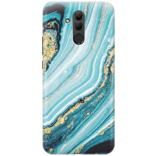 фото Gosso ультратонкий силиконовый чехол-накладка для huawei mate 20 lite с принтом "green marble"