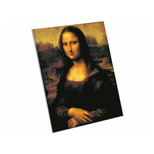Картина по номерам на холсте с подрамником «Мона Лиза» Леонардо да Винчи 40х50 см школа талантов картина по номерам на холсте с подрамником мона лиза леонардо да винчи 40х50 см