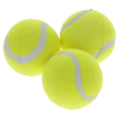 Мячи для большого тенниса TIGER, 3 штуки в пакете мяч для большого тенниса ns championship 3b 124002 упаковка 3 мяча желтый